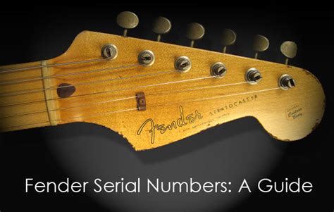 fender instrument serial number lookup.